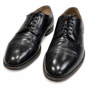 Johnston & Murphy Limited Black Cap-Toe Oxfords – Size 11 – USA Made